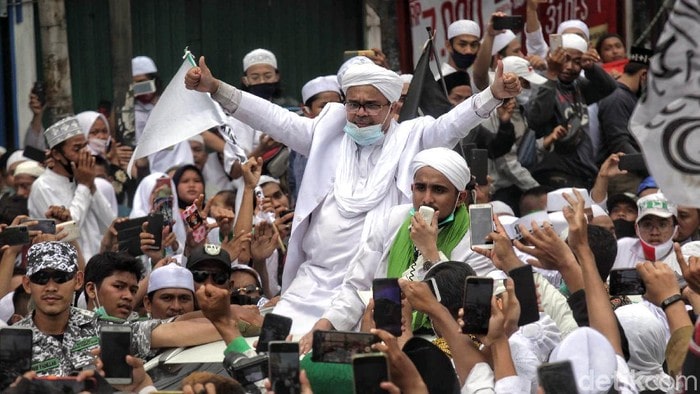 Habib Rizieq (Pradita Utama/detikcom)