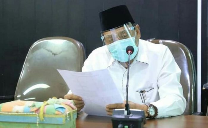 H Ervan Saat memimpin hearing Komisi III dengan BPJS Kesehatan dan RS madanani