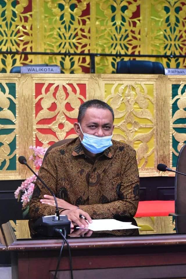 Zulfahmi anggota Komisi IV tampak hadir dan memberikan kritikan soal pengerjaan IPAL