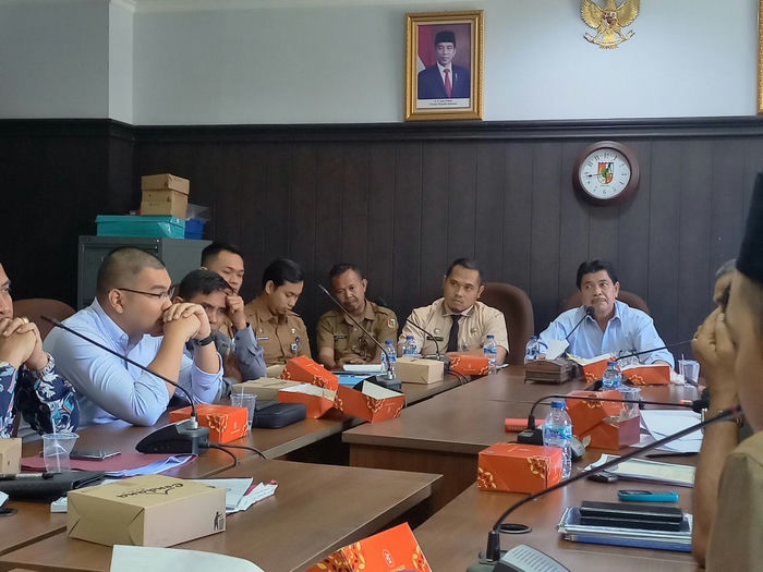 Pihak BPN Kota Pekanbaru yang hadir saat hearing