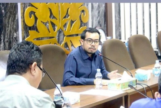 Wakil Ketua DPRD Pekanbaru Ginda Burnama saat menjelaskan terkait Kegiatan dibulan Juni nanti